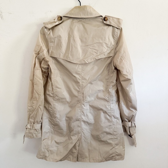 Burberry Women's Nylon Tan Trenchcoat US 4 - Picture 10 of 11